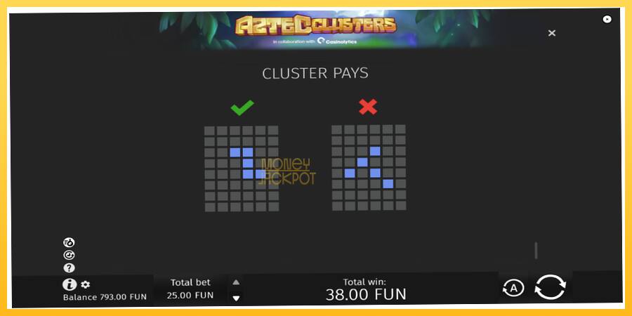 Игровой аппарат Aztec Clusters - игра на реальные деньги, картинка 7