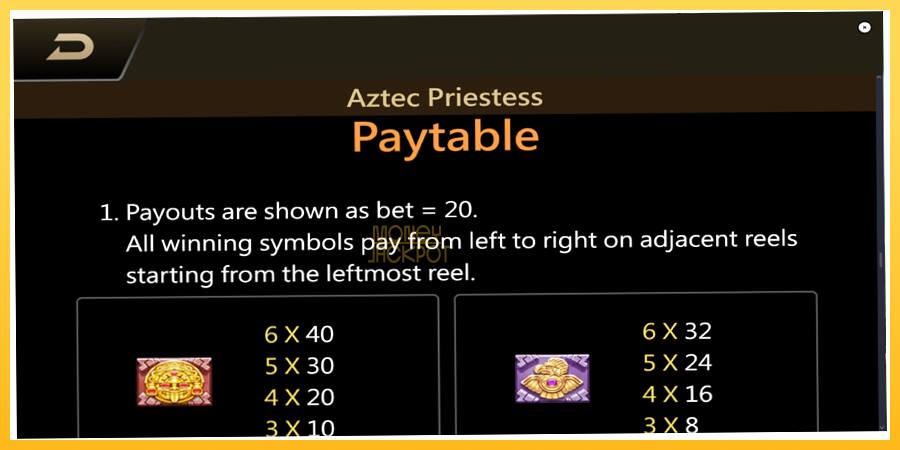 Игровой аппарат Aztec Priestess - игра на реальные деньги, картинка 7