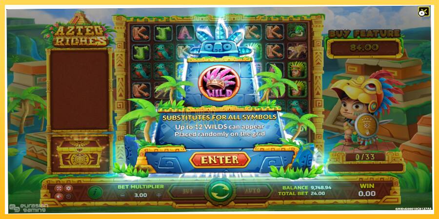 Игровой аппарат Aztec Riches - игра на реальные деньги, картинка 4