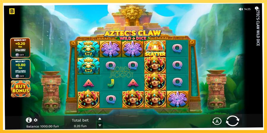 Игровой аппарат Aztecs Claw Wild Dice - игра на реальные деньги, картинка 1