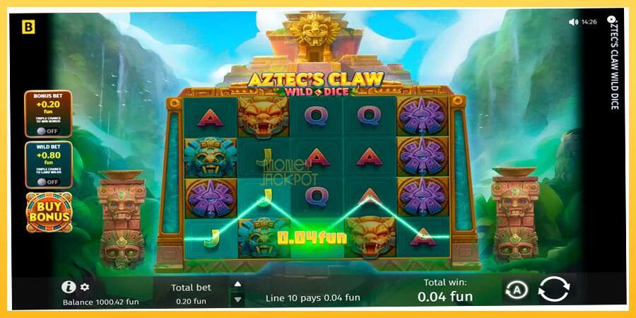 Игровой аппарат Aztecs Claw Wild Dice - игра на реальные деньги, картинка 3