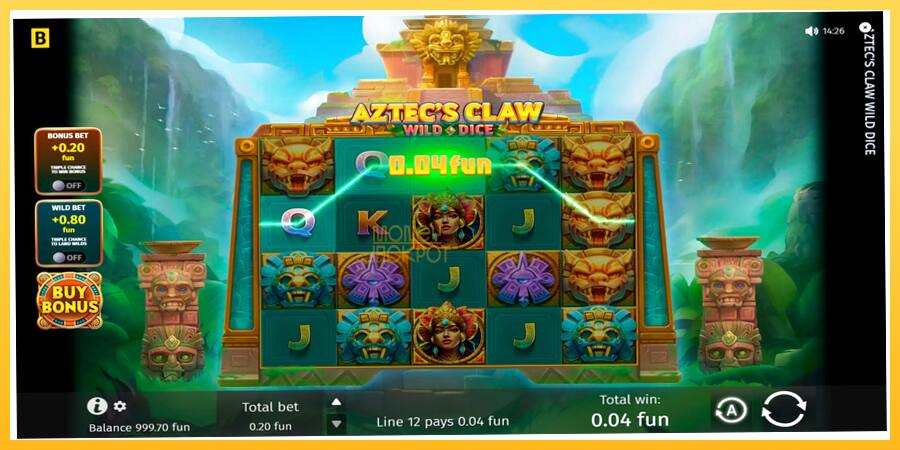 Игровой аппарат Aztecs Claw Wild Dice - игра на реальные деньги, картинка 5