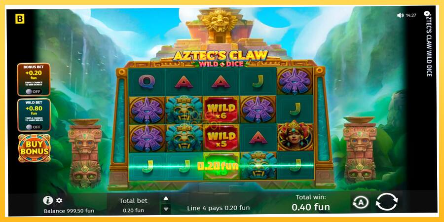 Игровой аппарат Aztecs Claw Wild Dice - игра на реальные деньги, картинка 6