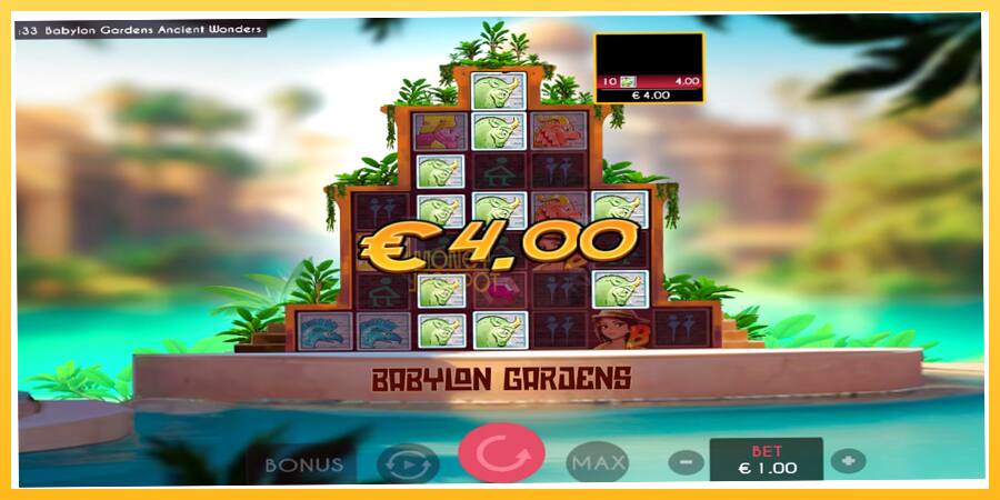 Игровой аппарат Babylon Gardens Ancient Wonders - игра на реальные деньги, картинка 2