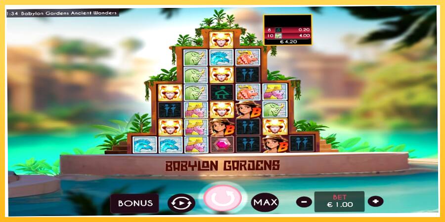 Игровой аппарат Babylon Gardens Ancient Wonders - игра на реальные деньги, картинка 3