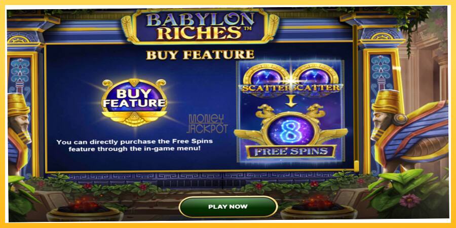 Игровой аппарат Babylon Riches - игра на реальные деньги, картинка 4