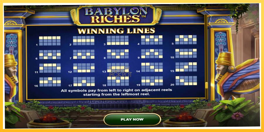 Игровой аппарат Babylon Riches - игра на реальные деньги, картинка 5