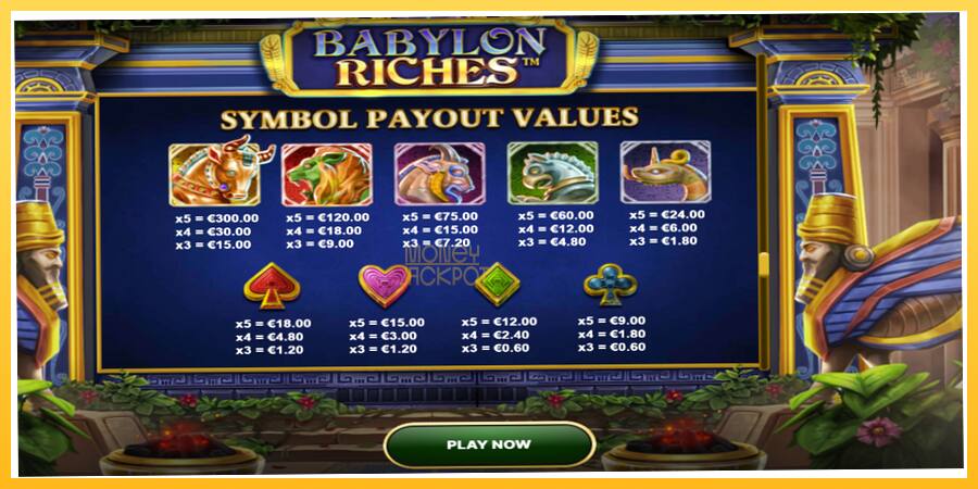 Игровой аппарат Babylon Riches - игра на реальные деньги, картинка 6