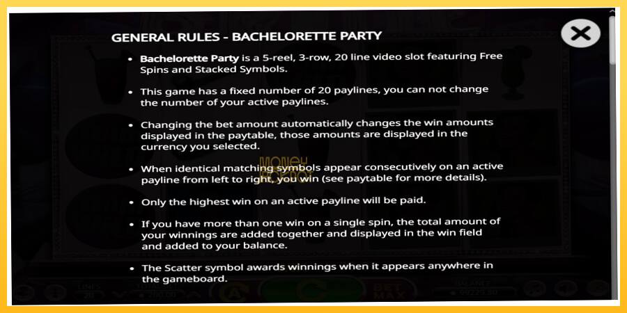 Игровой аппарат Bachelorette Party - игра на реальные деньги, картинка 4