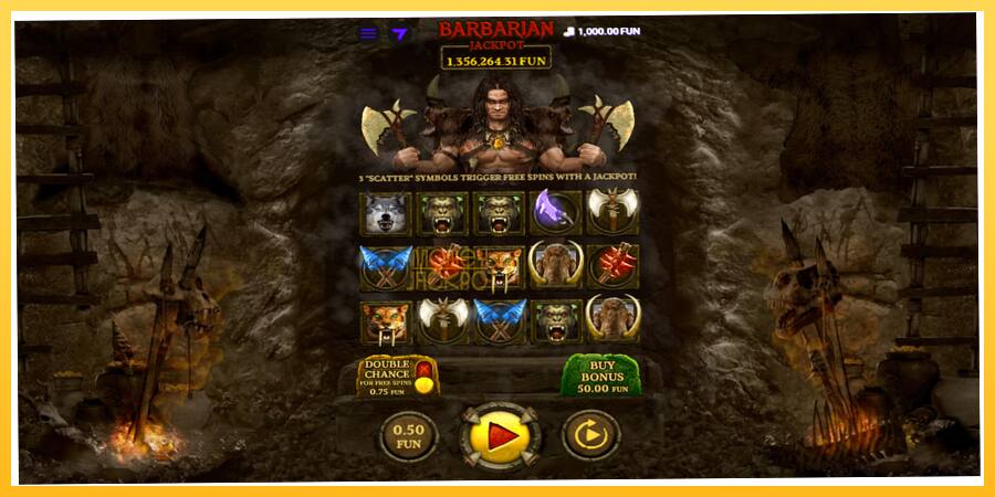 Игровой аппарат Barbarian - игра на реальные деньги, картинка 1