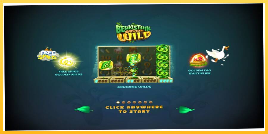 Игровой аппарат Beanstalk Grows Wild - игра на реальные деньги, картинка 1