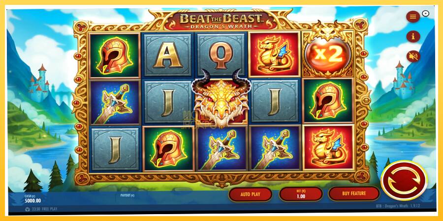 Игровой аппарат Beat the Beast Dragons Wrath - игра на реальные деньги, картинка 2