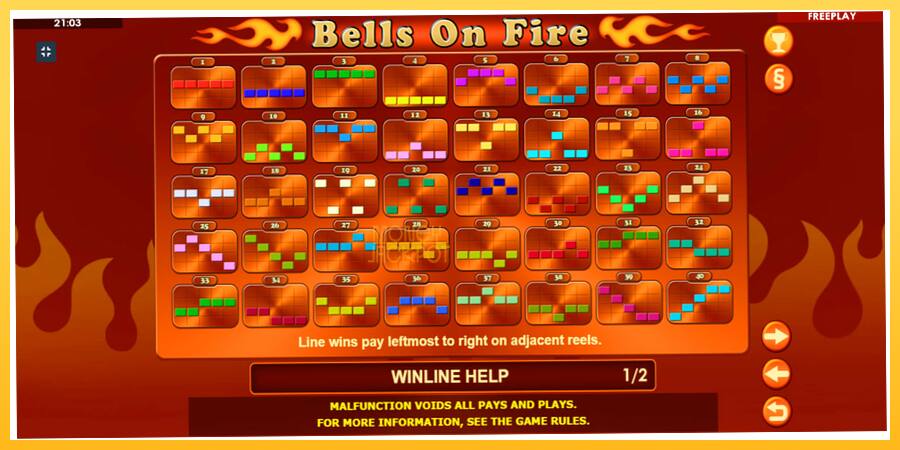 Игровой аппарат Bells on Fire - игра на реальные деньги, картинка 9