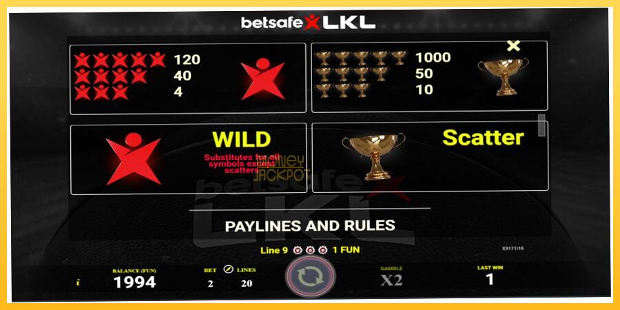 Игровой аппарат Betsafe LKL - игра на реальные деньги, картинка 4