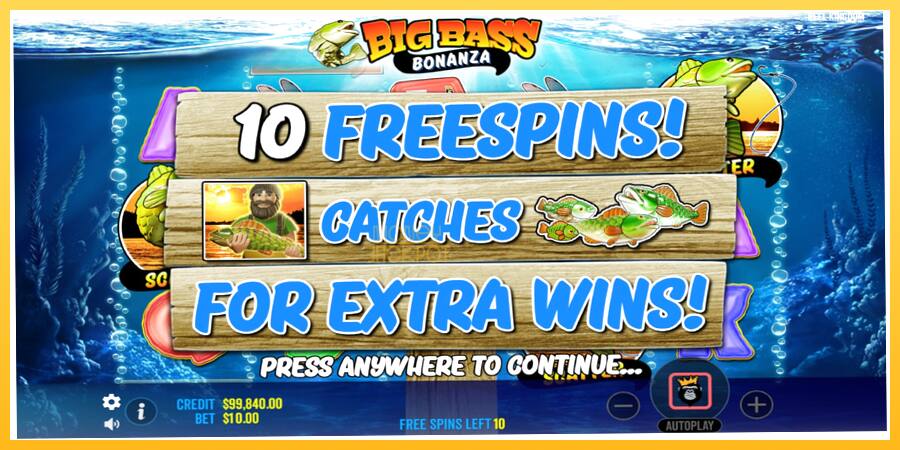 Игровой аппарат Big Bass Bonanza - игра на реальные деньги, картинка 4