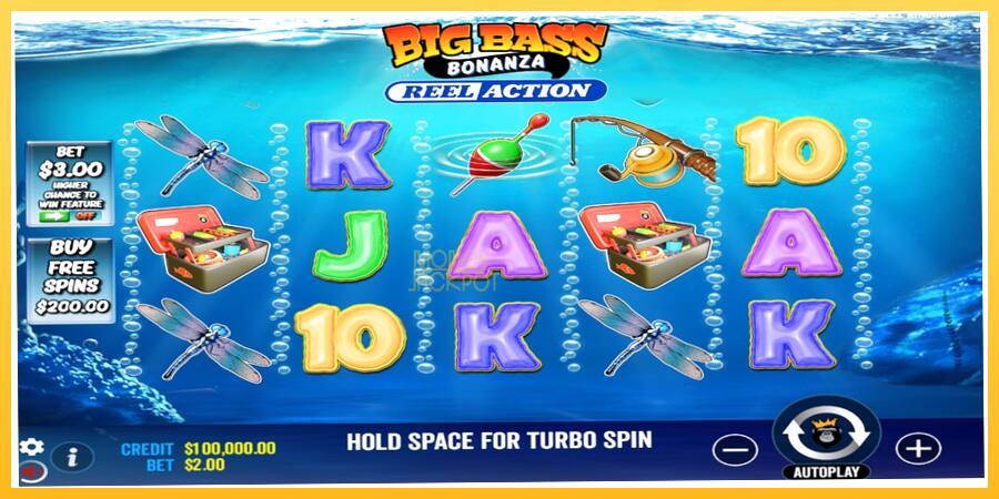 Игровой аппарат Big Bass Bonanza Reel Action - игра на реальные деньги, картинка 1