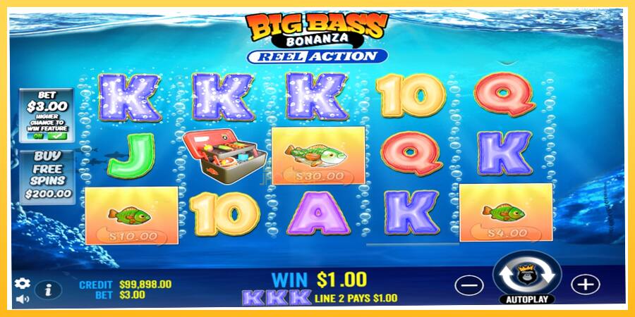 Игровой аппарат Big Bass Bonanza Reel Action - игра на реальные деньги, картинка 3