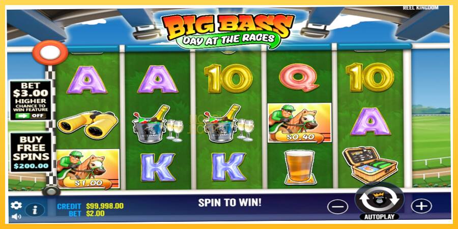 Игровой аппарат Big Bass Day at Races - игра на реальные деньги, картинка 2