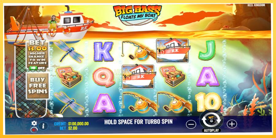 Игровой аппарат Big Bass Floats My Boat - игра на реальные деньги, картинка 2