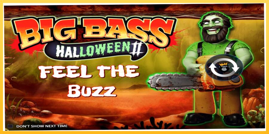 Игровой аппарат Big Bass Halloween II - игра на реальные деньги, картинка 1