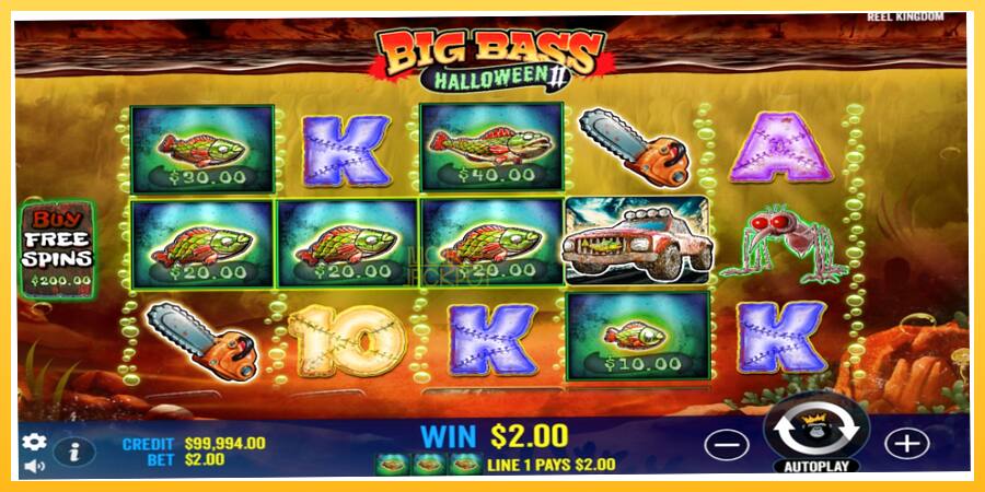 Игровой аппарат Big Bass Halloween II - игра на реальные деньги, картинка 3