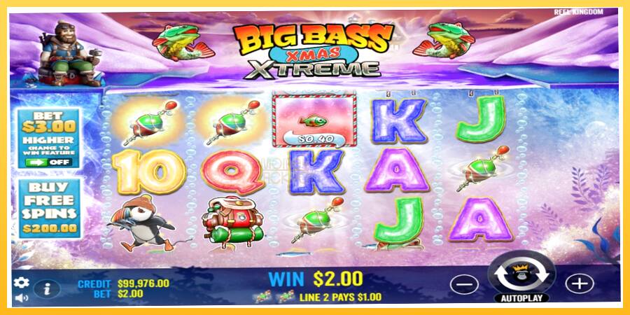 Игровой аппарат Big Bass Xmas Xtreme - игра на реальные деньги, картинка 3