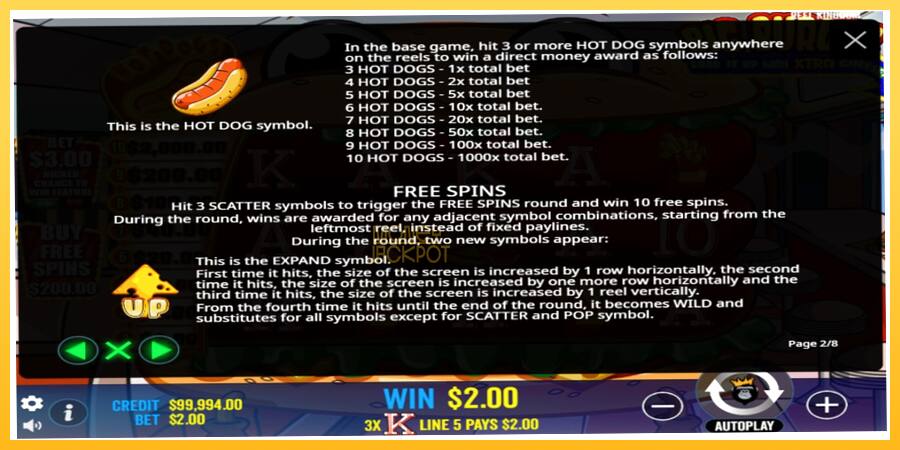 Игровой аппарат Big Burger Load it up with Xtra Cheese - игра на реальные деньги, картинка 5