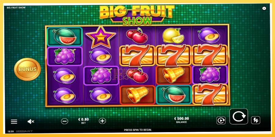 Игровой аппарат Big Fruit Show - игра на реальные деньги, картинка 2