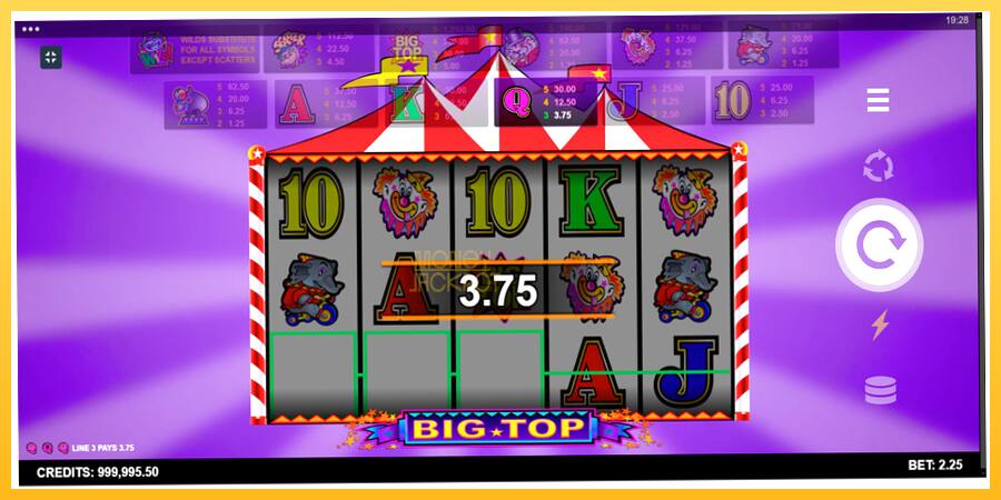 Игровой аппарат Big Top - игра на реальные деньги, картинка 2