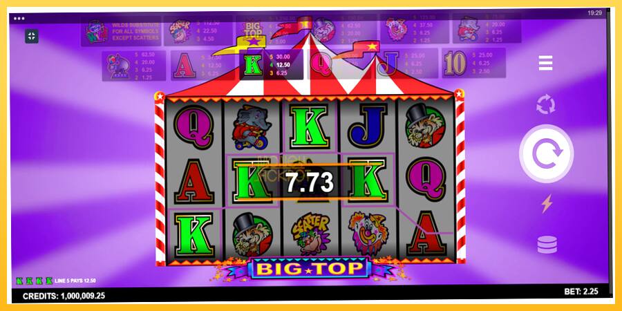 Игровой аппарат Big Top - игра на реальные деньги, картинка 5