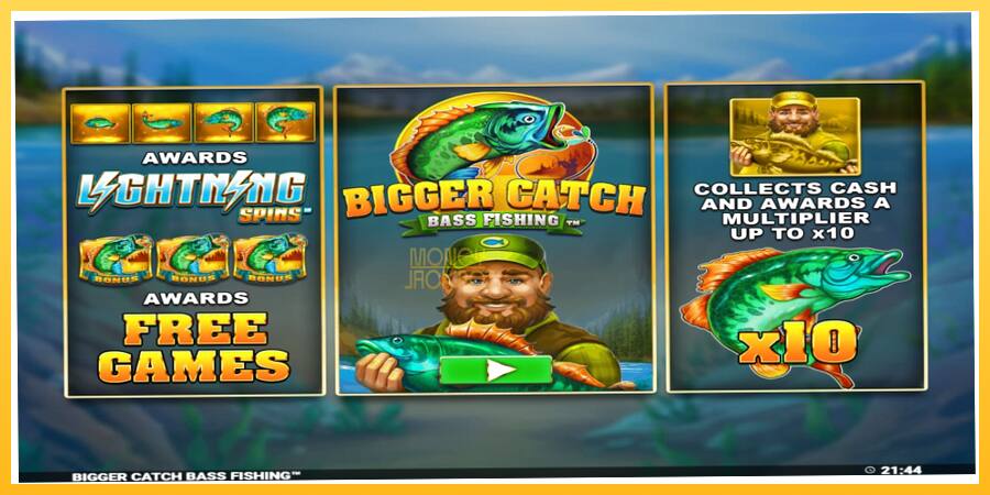 Игровой аппарат Bigger Catch Bass Fishing - игра на реальные деньги, картинка 1