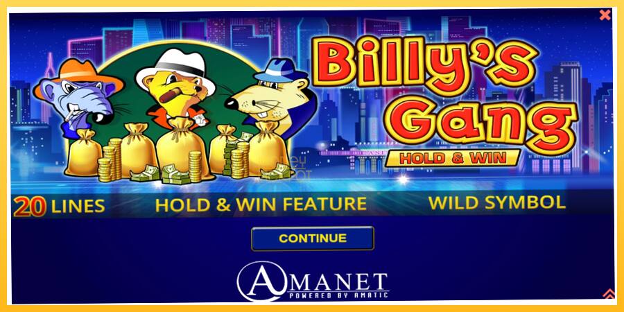 Игровой аппарат Billys Gang - игра на реальные деньги, картинка 1