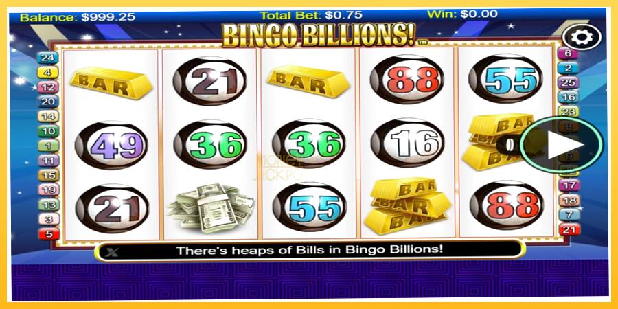 Игровой аппарат Bingo Billions - игра на реальные деньги, картинка 1