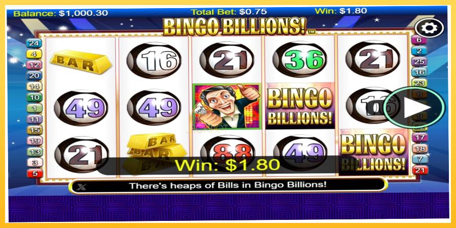 Игровой аппарат Bingo Billions - игра на реальные деньги, картинка 2