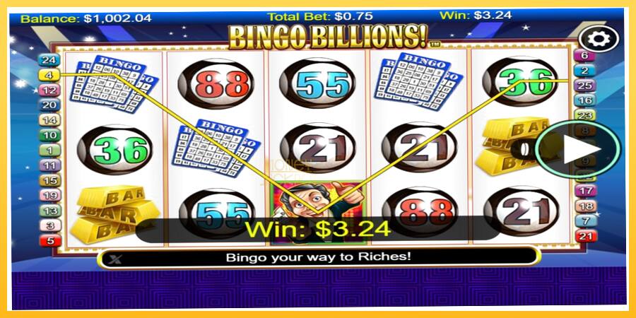 Игровой аппарат Bingo Billions - игра на реальные деньги, картинка 3