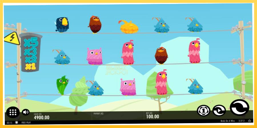 Игровой аппарат Birds On A Wire - игра на реальные деньги, картинка 1