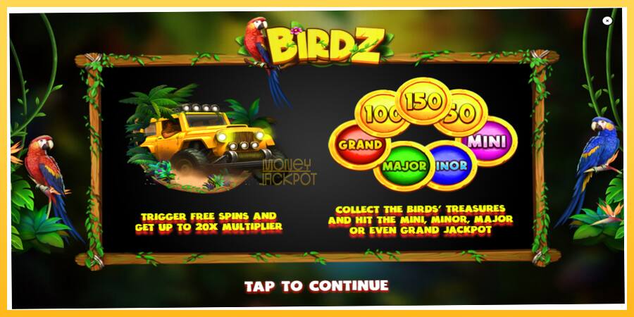 Игровой аппарат BIRDZ - игра на реальные деньги, картинка 1