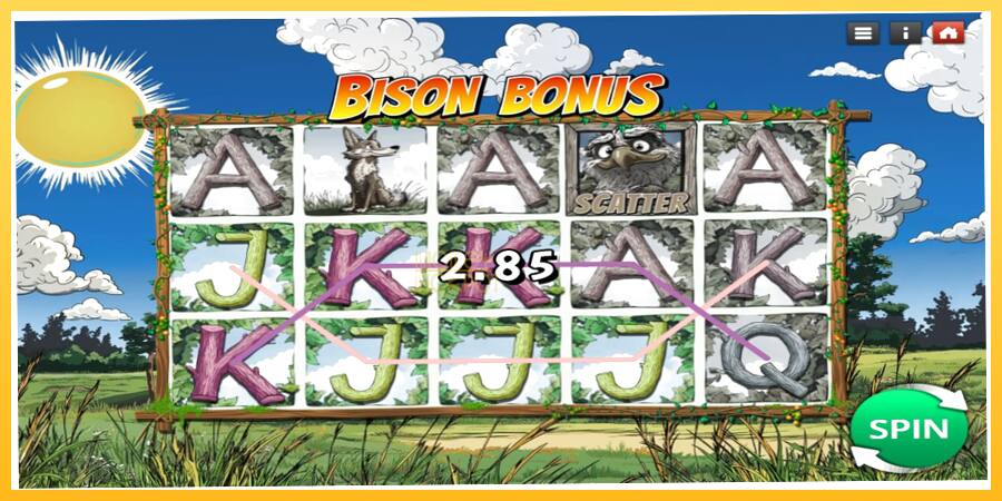 Игровой аппарат Bison Bonus - игра на реальные деньги, картинка 2