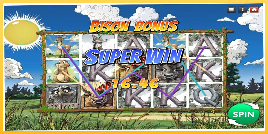 Игровой аппарат Bison Bonus - игра на реальные деньги, картинка 3