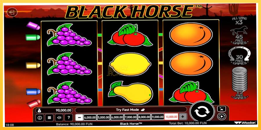 Игровой аппарат Black Horse - игра на реальные деньги, картинка 1