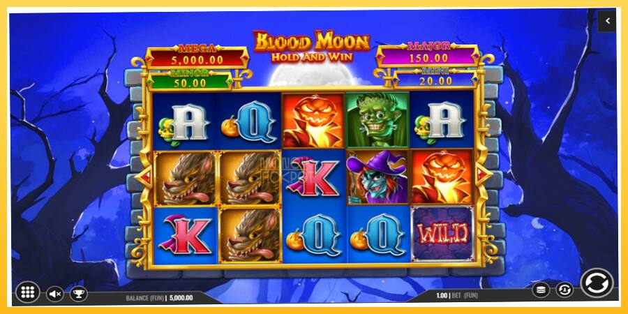 Игровой аппарат Blood Moon Hold and Win - игра на реальные деньги, картинка 1