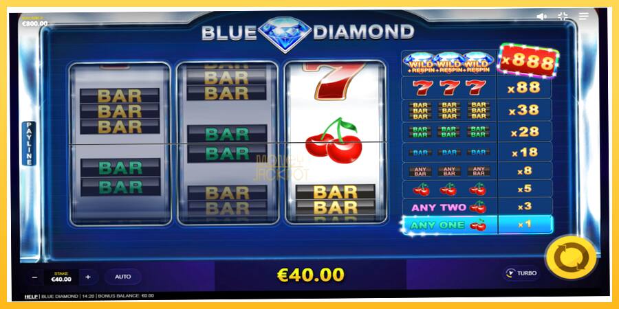 Игровой аппарат Blue Diamond - игра на реальные деньги, картинка 3