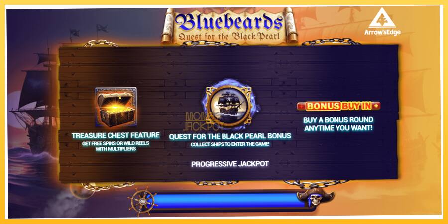 Игровой аппарат Bluebeard Quest for the Black Pearl - игра на реальные деньги, картинка 1