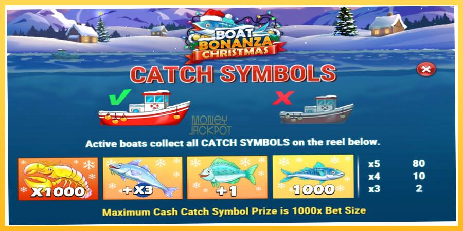 Игровой аппарат Boat Bonanza Christmas - игра на реальные деньги, картинка 4