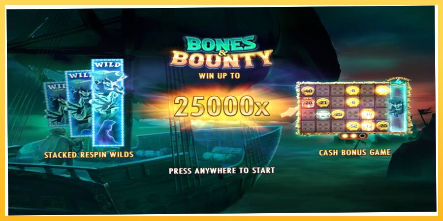 Игровой аппарат Bones & Bounty - игра на реальные деньги, картинка 1