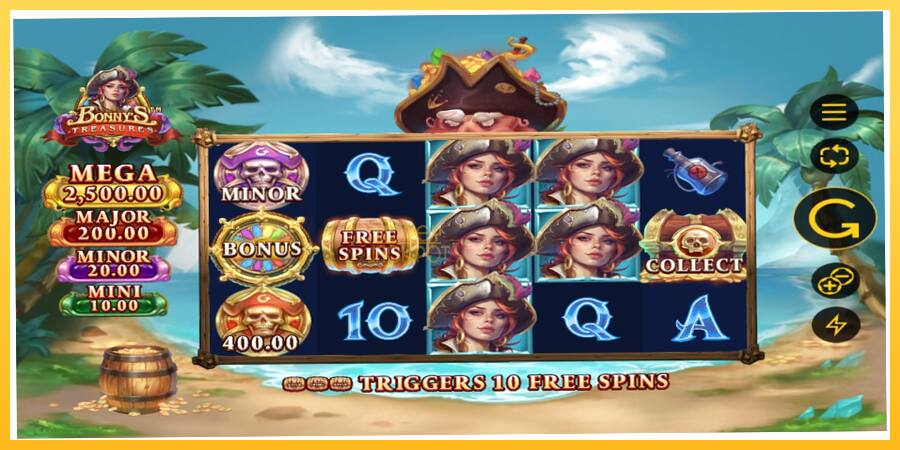 Игровой аппарат Bonnys Treasures - игра на реальные деньги, картинка 1