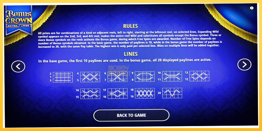 Игровой аппарат Bonus Crown - игра на реальные деньги, картинка 7
