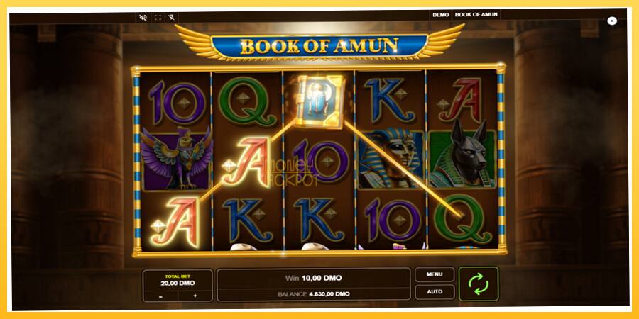 Игровой аппарат Book of Amun - игра на реальные деньги, картинка 4