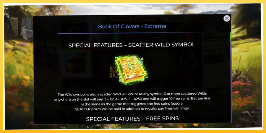 Игровой аппарат Book of Clovers - Extreme - игра на реальные деньги, картинка 5