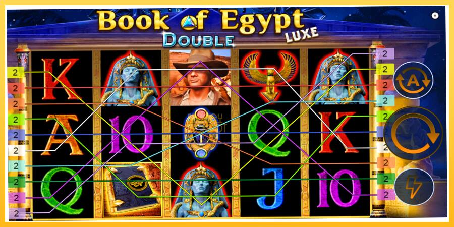 Игровой аппарат Book of Egypt Double Luxe - игра на реальные деньги, картинка 1